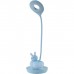 Настільна лампа Kite Cloudy Bunny LED з акумулятором, блакитна (K24-493-1-3)