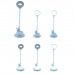 Настільна лампа Kite Cloudy Bunny LED з акумулятором, блакитна (K24-493-1-3)