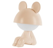 Нічник Kite Світильник LED з акумулятором Cute Mouse, персиковий (K25-316-2-4)