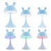 Нічник Kite Світильник LED з акумулятором Simple Bunny, блакитний (K25-317-1-3)