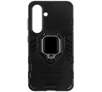 Чохол до мобільного телефона ColorWay AntiShock Magnet Ring Samsung Galaxy S25 black (CW-CAMRSG931-BK)