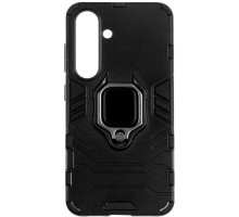 Чохол до мобільного телефона ColorWay AntiShock Magnet Ring Samsung Galaxy S25 black (CW-CAMRSG931-BK)