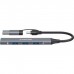 Концентратор Canyon hub DS-02 4in1 USB-A/C Grey (CNS-TDS02G)