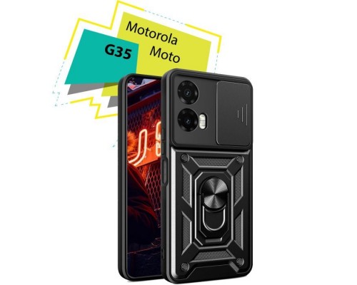 Чохол до мобільного телефона BeCover Military Motorola Moto G35 Black (713089)
