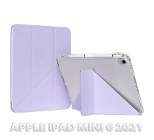 Чохол до планшета BeCover Ultra Slim Origami Transparent Apple iPad Mini 6 2021 Purple (712933)
