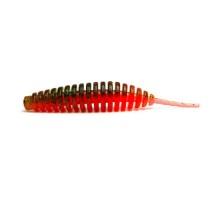 Силікон рибальський FishUP Tanta 2.5" 205 - Watermelon/Orange (8шт/уп) (1864.14.52)