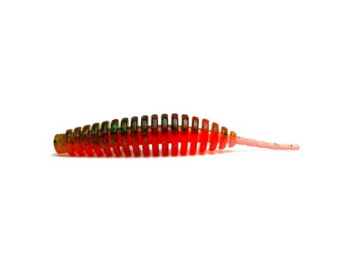 Силікон рибальський FishUP Tanta 2.5" 205 - Watermelon/Orange (8шт/уп) (1864.14.52)