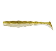 Силікон рибальський FishUP U-Shad 4" 202 - Green Pumpkin/Pearl (8шт/уп) (1864.11.19)