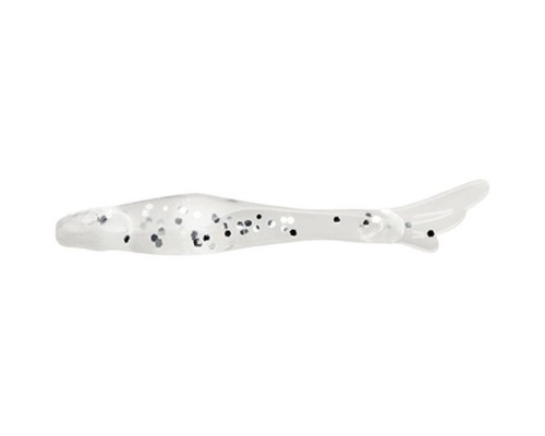 Силікон рибальський FishUP Aji Tiny 1.5" 411 - UV Clear/Silver (12шт/уп) (1864.14.83)