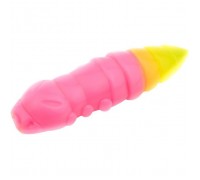 Силікон рибальський FishUP Pupa 1.2" 133 - Bubble Gum/Hot Chartreuse, cheese taste (10шт/уп) (1864.07.67)