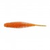 Силікон рибальський FishUP Tanta 3.5" 049 - Pumpkin Orange/Black (5шт/уп) (1864.04.53)