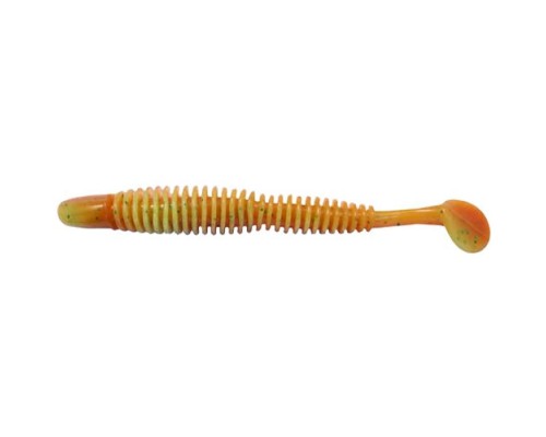 Силікон рибальський Reins Bubbling Shad 4" 308 Marble Chart Orange (6 шт/уп.) (1552.02.75)