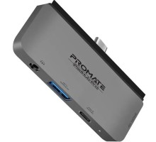 Концентратор Promate USB Hub 4 ports padhub-pro.grey (padhub-pro.grey)
