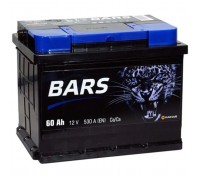 Акумулятор автомобільний Bars 60Ah Н Ев (-/+) (530EN)