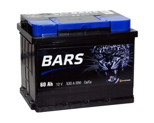 Акумулятор автомобільний Bars 60Ah Н Ев (-/+) (530EN)