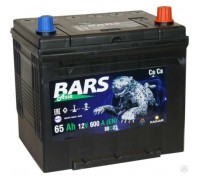 Акумулятор автомобільний Bars 65Ah ASIA Ев (-/+) (600EN)
