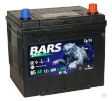 Акумулятор автомобільний Bars 65Ah ASIA Ев (-/+) (600EN)