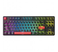 Клавіатура Keychron C3 Pro 87Key K pro Red RGB QMK Hot-swap USB UA Black (C3PH1_KEYCHRON)