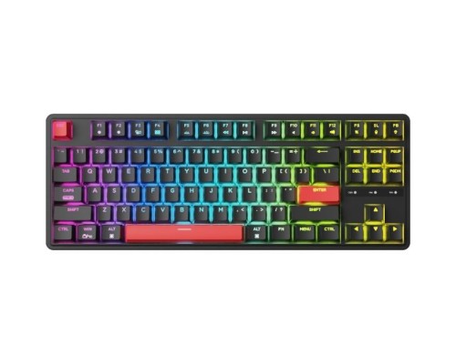 Клавіатура Keychron C3 Pro 87Key K pro Red RGB QMK Hot-swap USB UA Black (C3PH1_KEYCHRON)
