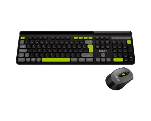 Комплект Canyon HSET-W5 Wireless UA Black (CNS-HSETW5BK)