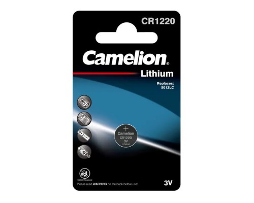 Батарейка CR 1220 Lithium * 1 Camelion (CR1220-BP1)