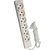 Мережевий подовжувач TECCO 3м 6 постів white (8681277842313)
