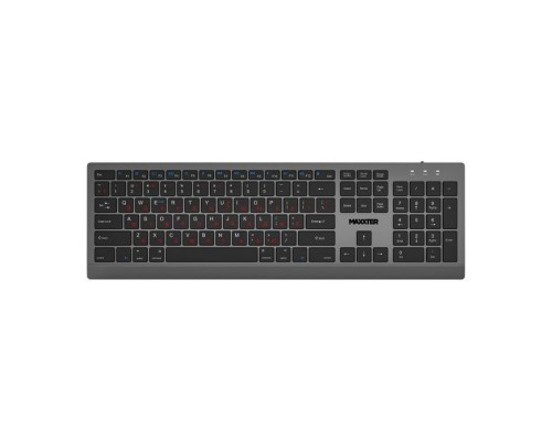 Клавіатура Maxxter KBW-01G-UA Wireless UA Gray (KBW-01G-UA)