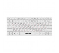 Клавіатура Maxxter KBM-C01W-UA USB UA White (KBM-C01W-UA)