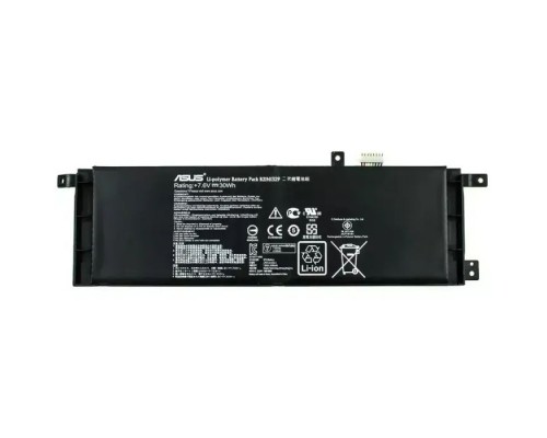 Акумулятор до ноутбука Asus X553 B21N1329, 3900mAh (29Wh), 2cell, 7.4V, Li-ion AlSoft (A71042)