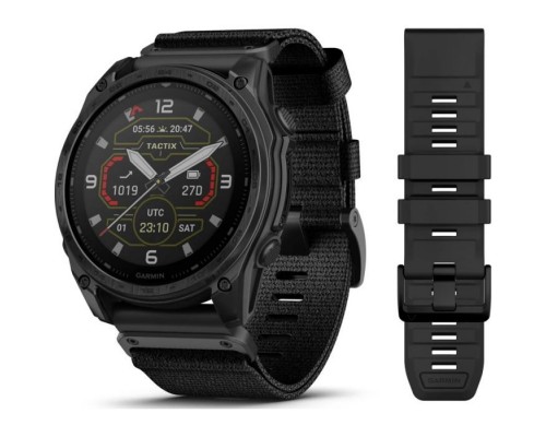 Смарт-годинник Garmin Tactix 8 Standard, Solar 51mm, GPS смарт-годинник (010-03407-01)