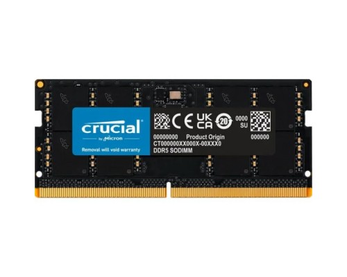 Модуль пам'яті для ноутбука SoDIMM DDR5 64GB 5600 MHz Micron (CT64G56C46S5)