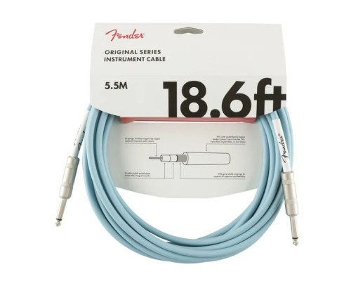 Інструментальний кабель Fender Cable Original Series 18.6ft Daphne Blue 5.5 m (300955)