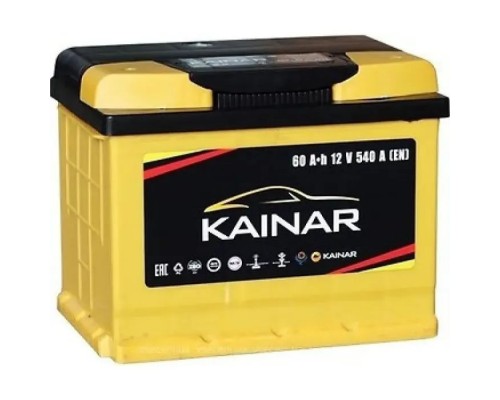 Акумулятор автомобільний KAINAR STANDART 60Ah (+/-) (550EN) (060 261)