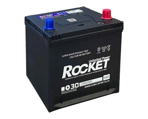 Акумулятор автомобільний ROCKET SMF 50Ah ASIA Ев (-/+) (520CCA) (SMF 55D20AL)