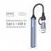 Концентратор ColorWay USB-A/USB-C 4-in-1 USB2.0х2/USB3.0/USB-C2.0 (CW-HUB06)
