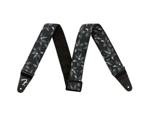 Ремінь для гітари Fender Strap 2" Hawaiian Straps Black Floral (236944)