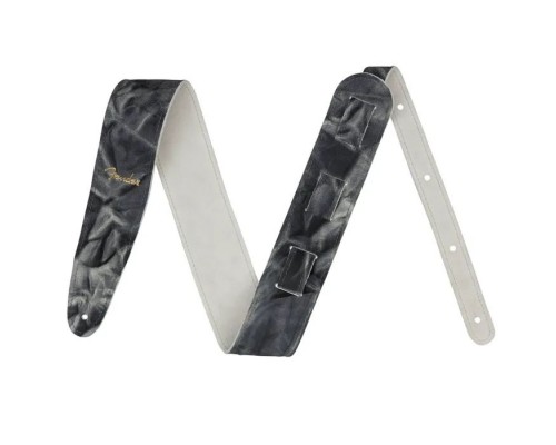 Ремінь для гітари Fender Strap Tie Dye Leather Black (233402)