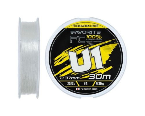Флюорокарбон Favorite U1 FC 30m 5.0/0.37mm 20.5lb/9.31kg (1693.12.17)