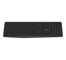 Клавіатура Canyon KB-W01 Water resistant Wireless UA Black (CNE-CKEYW01)