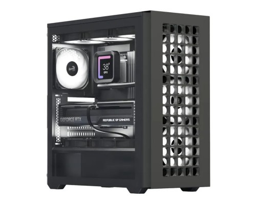 Корпус AeroCool D502A-G-BK-v1 Black (ACCM-DS02043.11)