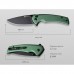 Ніж Sencut Serene, Green Aluminum, Darkwash (S21022B-5)