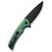 Ніж Sencut Serene, Green Aluminum, Darkwash (S21022B-5)
