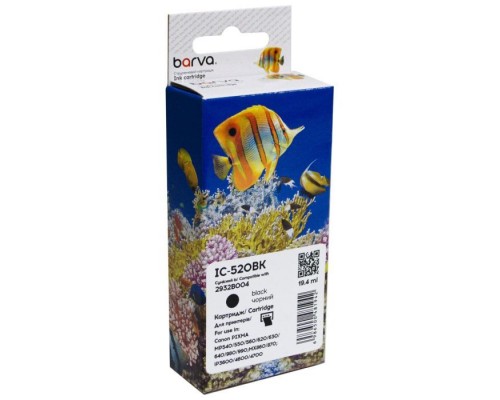 Картридж Barva Canon PGI-520PGBK (2932B004) 400с (IC-520BK)