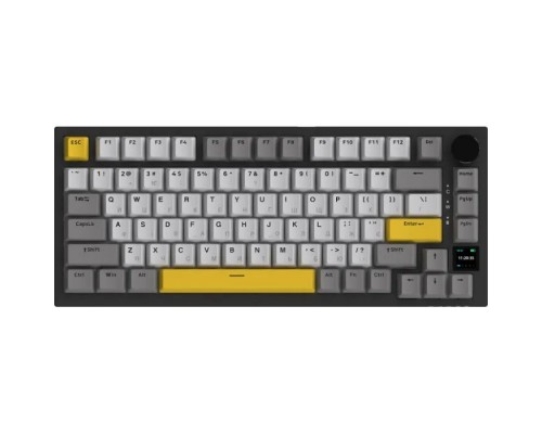 Клавіатура Ajazz AK820 Pro Gift Switch Black RGB USB/Wireless/Bluetooth UA Black (AK820PRO-G-BGY)