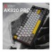 Клавіатура Ajazz AK820 Pro Gift Switch Black RGB USB/Wireless/Bluetooth UA Black (AK820PRO-G-BGY)