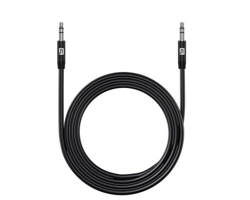 Кабель мультимедійний 3.5mm M to 3.5mm M 1.0m Black Armorstandart (ARM76890)