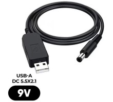 Кабель живлення USB to DC 5.5x2.1mm 9V 0.8m Armorstandart (ARM65662)