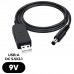 Кабель живлення USB to DC 5.5x2.1mm 9V 0.8m Armorstandart (ARM65662)
