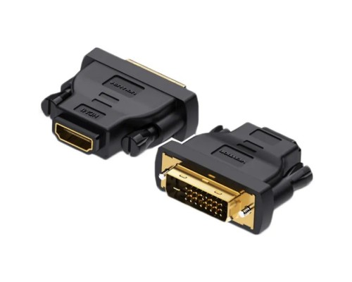 Перехідник DVI(24+1) Male to HDMI Female black Vention (ECDB0)
