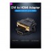 Перехідник DVI(24+1) Male to HDMI Female black Vention (ECDB0)